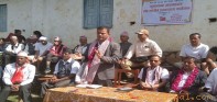 खुर्कोटमा एमालेको शुभकामना आदान प्रदान, गिरी भन्छन–‘पर्वतमा ठूला–ठूला आयोजना भित्राउँछु’